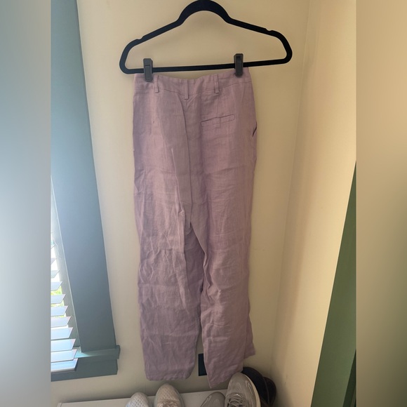 VRG GRL Keeping Cool Linen Pants // Lilac - Picture 3 of 4
